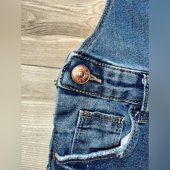 Denim Co. Distressed Overalls Girls Sz 6-7 - EUC - Picture 8 of 16